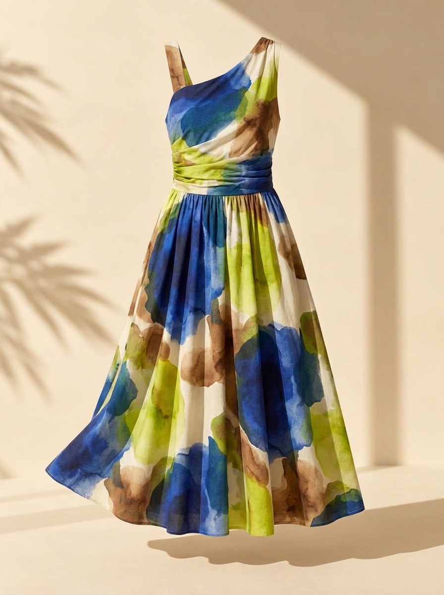 Watercolour Maxi Dress
