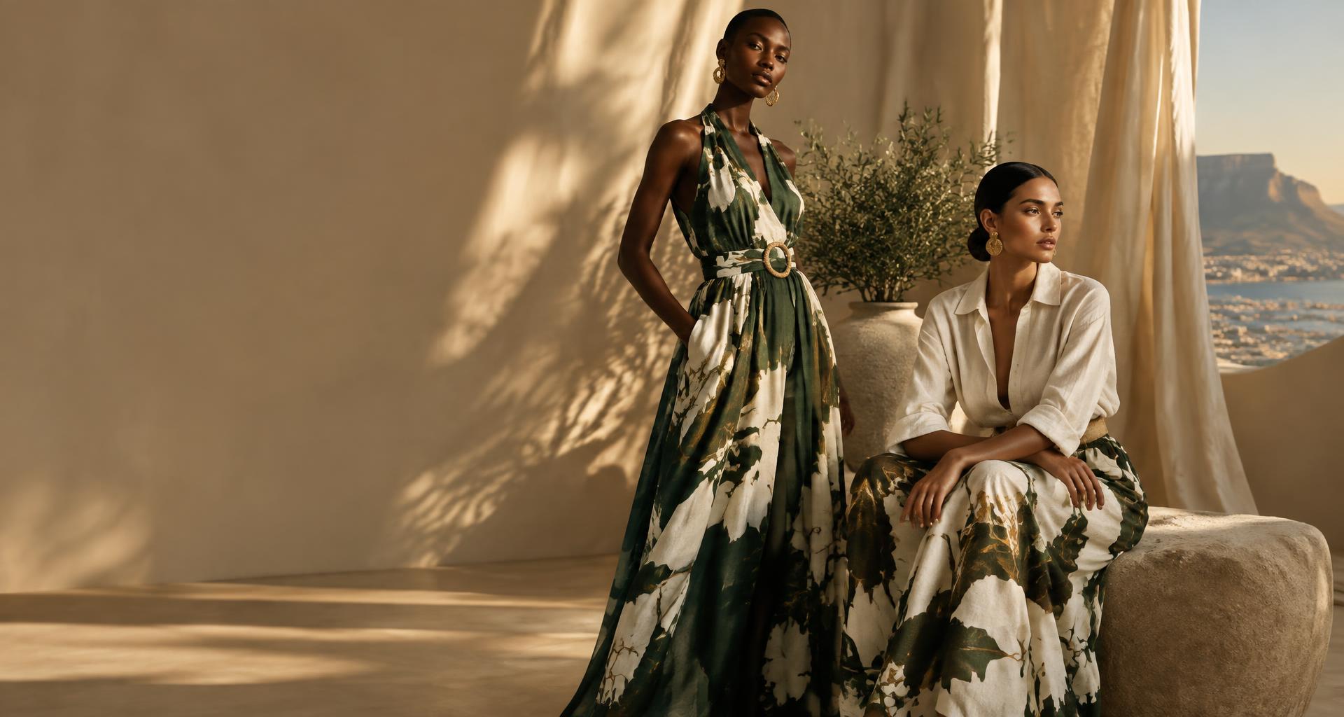 Editorial portrait in a softly lit atelier